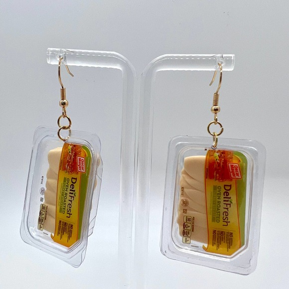 Sandwich Earrings - Oscar Meyer Deli Lunch Meat Mini Brands Earrings - Picture 1 of 6